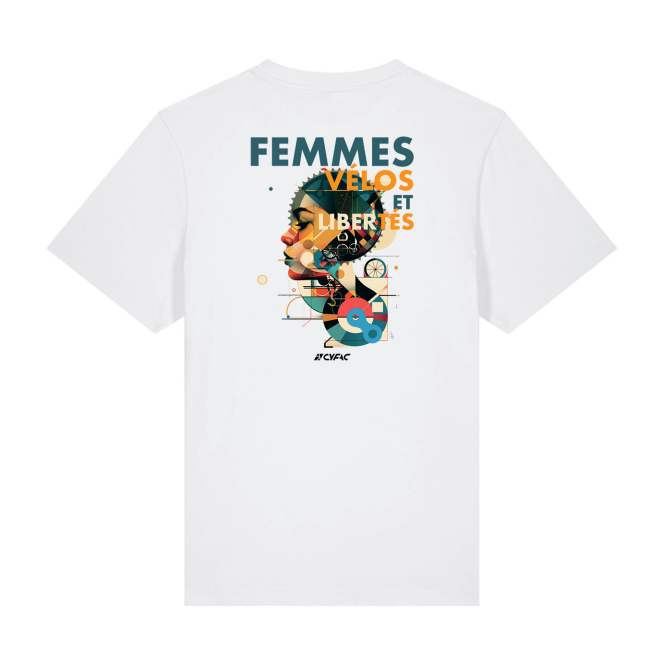 TEE-SHIRT CYFAC FEMMES, VÉLOS ET LIBERTÉS