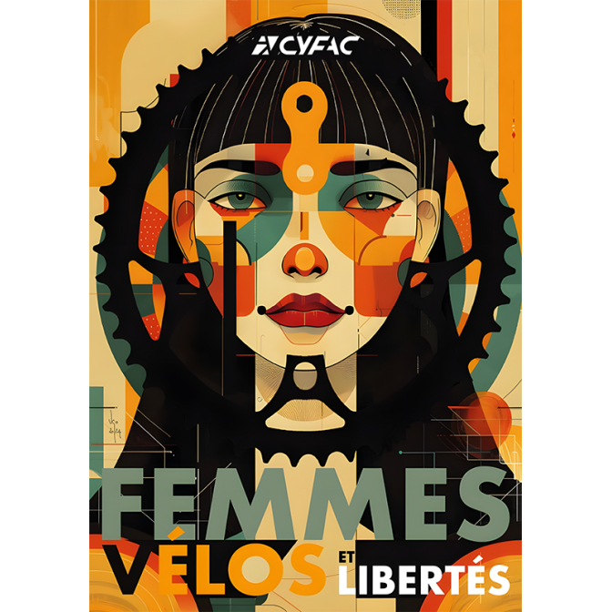 AFFICHE FEMMES, VÉLOS ET LIBERTÉS A2
